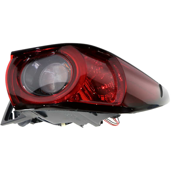 2019 Mazda CX-5 - Passenger Side, Outer Halogen Tail Light, With bulb(s), Mounts on Body, For Models Without Signature Light, OE Replacement, CAPA Certified