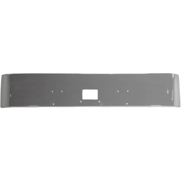 2006-2007 Peterbilt 379 - Front Bumper, Chrome, Without Mounting Brackets, Without Tow Hook Holes, Base Model