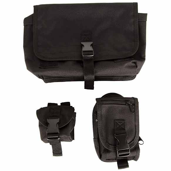 12113.01 Roll Bar Storage - Black, Polyester, Direct Fit