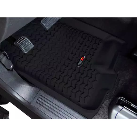 2020 Jeep Wrangler - All Terrain Series, Black, Front And Second or Third Row, Molded Floor Liner, Sport Utility, Front Rear and Cargo Area, Made of Thermoplastic