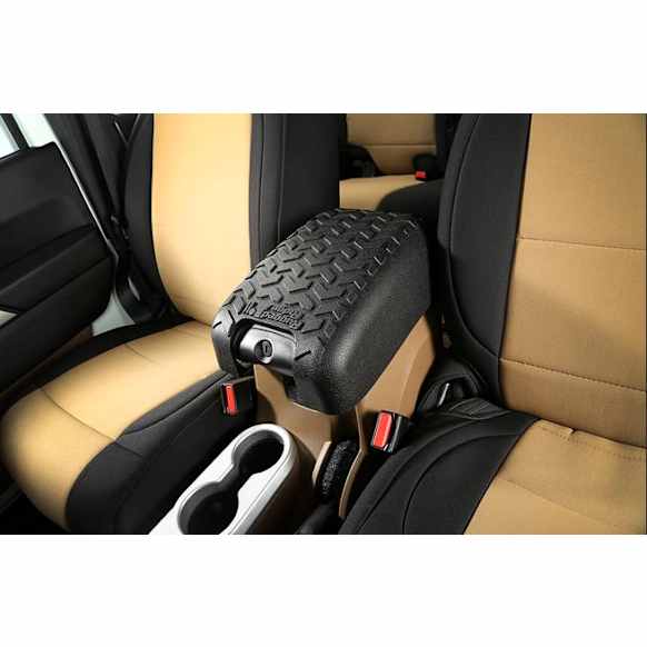 13107.42 Console Cover - Black, Polyurethane, Direct Fit
