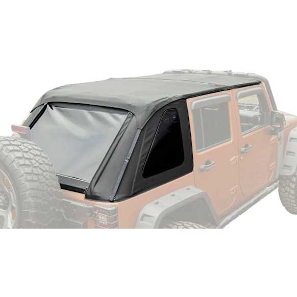 13750.38 Bowless Series Soft Top - Frameless Design Black