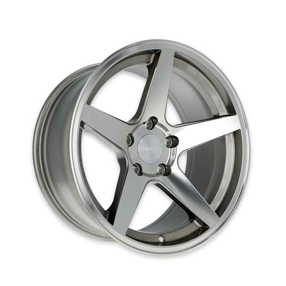 TTR29-816555-C Universal, Aluminum Silver Wheel 18 in. X 10 in. 5 x 4.5 Bolt Pattern