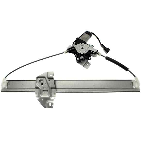 Rear, Driver Side Power Window Regulator, With Motor