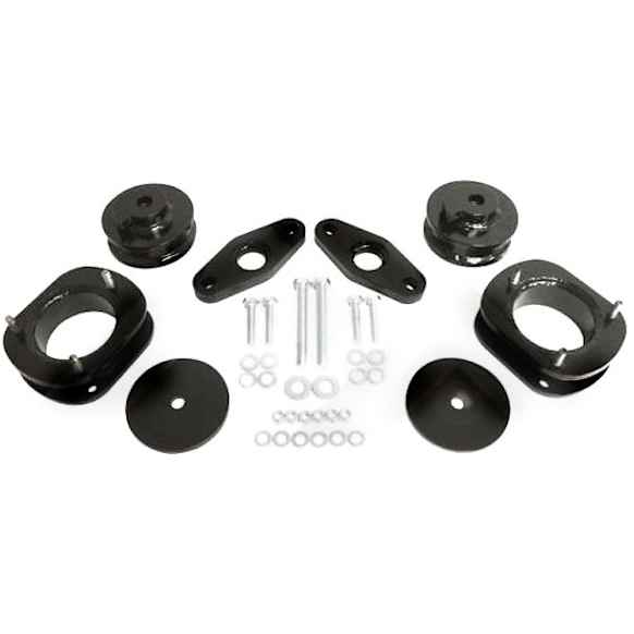 2012 Jeep Grand Cherokee - Leveling Kit, WK, Without Quadra-Lift Air Suspension, Lift & Level Kit, Lifts the Front 2.75 in., Lifts the Rear 2.3 in., Black, Steel