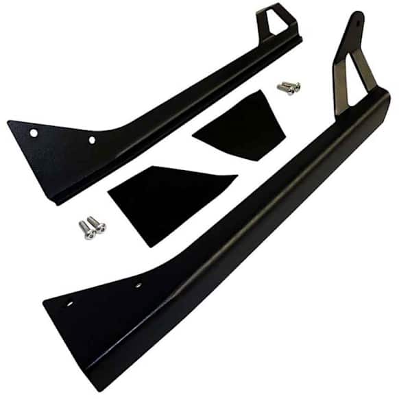 1986 Jeep CJ7 - Windshield Light Mount Bracket - Black, Steel, Direct Fit
