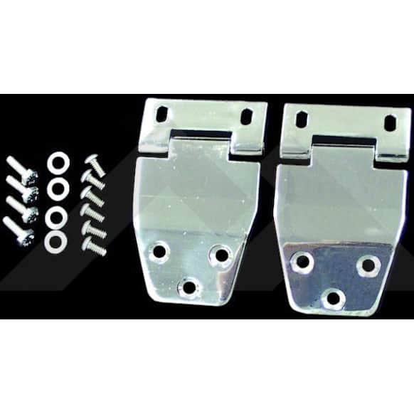 RT34032 Liftgate Hinge - Polished, Stainless Steel, Direct Fit, Set of 2