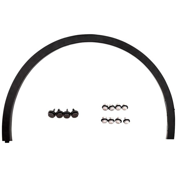 Front, Passenger Side Fender Flares, Textured Black