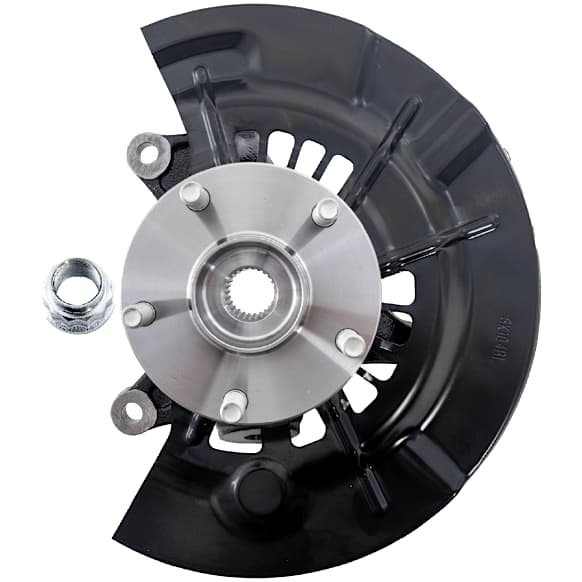 Front, Driver Side Steering Knuckle, With Bearing, With Dust Shield