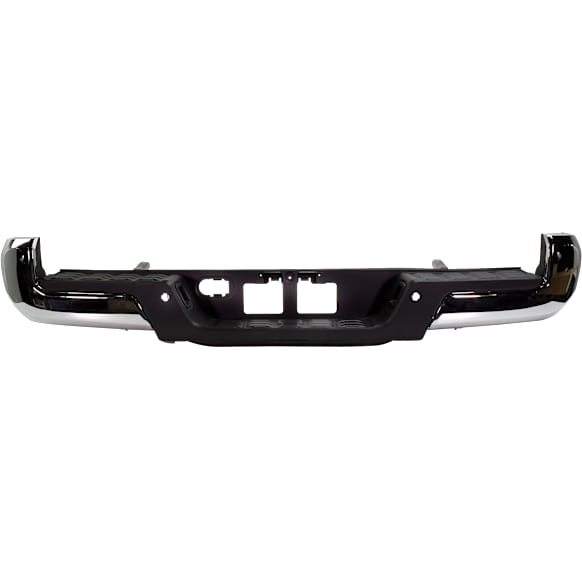 2017 Toyota Tacoma - Step Bumper, Chrome, Face Bar and Pads, Without mounting bracket(s)