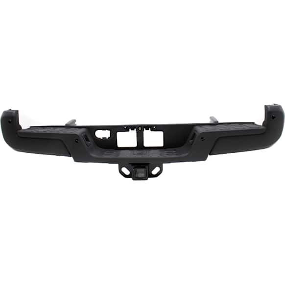 2017 Toyota Tacoma - Step Bumper, Powdercoated Black, Face Bar and Pads, Without mounting bracket(s)