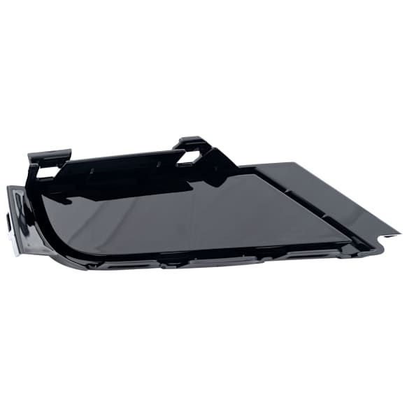 Front, Driver Side Bumper Filler, Black