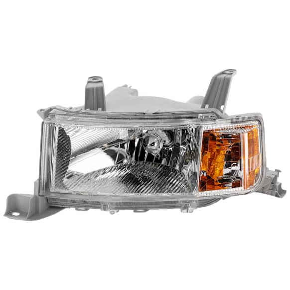 Driver Side Headlight, without Bulb, Halogen, Clear Lens, Base Model
