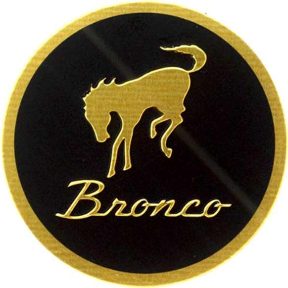 ACC-BRONCO-EMB Emblem - Key Chain, Universal, Sold Individually