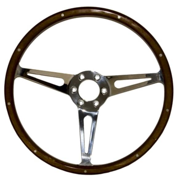 1966 Ford Mustang - Steering Wheel, Wood, 14 in.