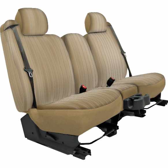 K020-2J-0MSN Front Row Seat Cover, Sandstone, Made of Velour, Solid Design, Low Back Bucket Madera Series
