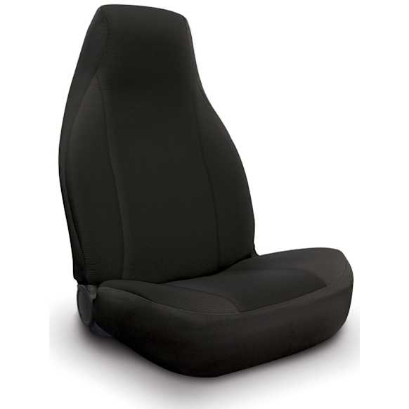 K020-7E-16CH Front Row Seat Cover, Charcoal, Polyester, Solid Design, Low Back Bucket GrandTex Series