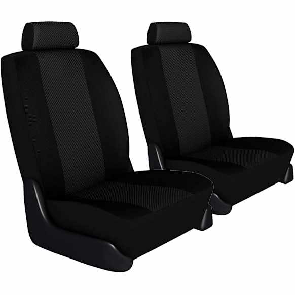 K020-L7-6OBK Front Row Seat Cover, Black, Made of Spacer Mesh, Solid Design, Low Back Bucket Cool Mesh Series