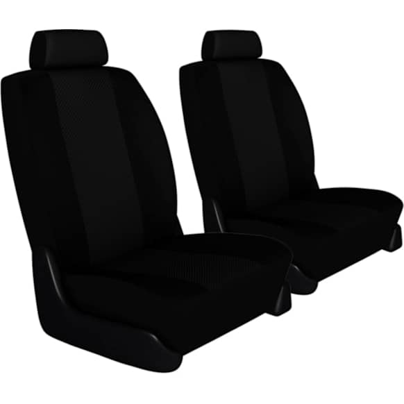 K020-Q6-4OBK Front Row Seat Cover, Black, Made of Spacer Mesh, Solid Design, Low Back Bucket Cool Mesh Series