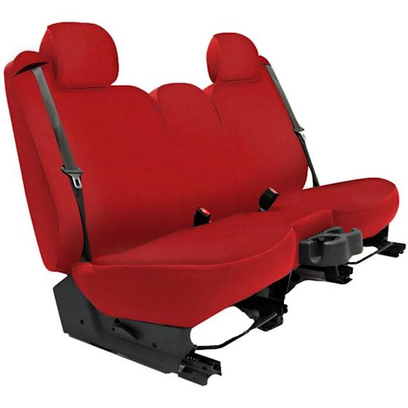 2014 Jeep Patriot - Front Row, Red, Seat Cover, Without Seat Airbags, With Fold-Flat Passenger Backrest, Made of Neosupreme, Solid Design, Low Back Bucket