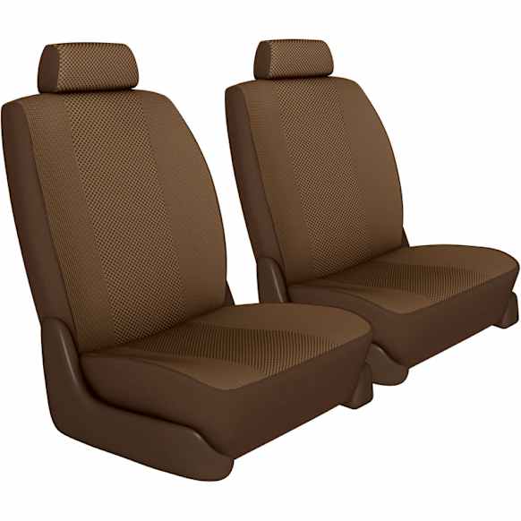 K020-X4-1OTN Front Row Seat Cover, Tan, Made of Spacer Mesh, Solid Design, Low Back Bucket Cool Mesh Series