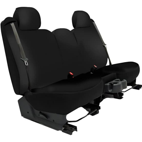 K212-26-10NBK Front Row Seat Cover, Black, Made of Neosupreme, Solid Design, 40/20/40 Split Backrest And Cushion Neosupreme Series