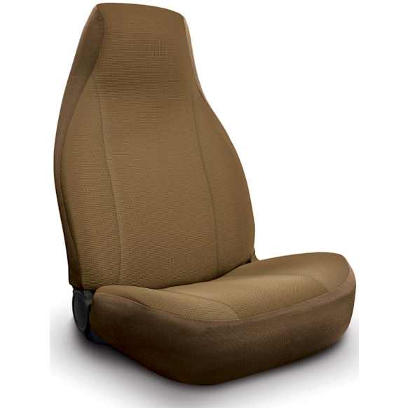 K212-27-26OK Front Row Seat Cover, Oak, Polyester, Solid Design, 40/20/40 Split Backrest And Cushion GrandTex Series