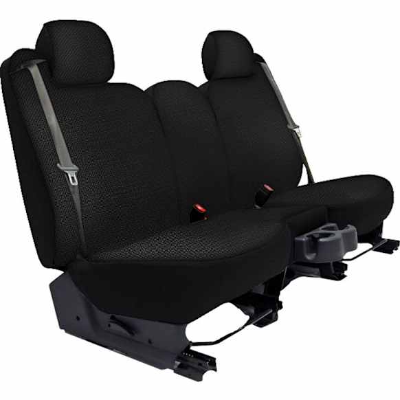 K343-17-0OBK Second Row Seat Cover, Black, Made of Spacer Mesh, Solid Design, 60/40 Split Backrest And Cushion Cool Mesh Series