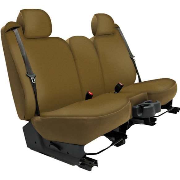 K371-04-1NTN Second Row Seat Cover, Tan, Made of Neosupreme, Solid Design, Solid Backrest, 60/40 Split Cushion Neosupreme Series