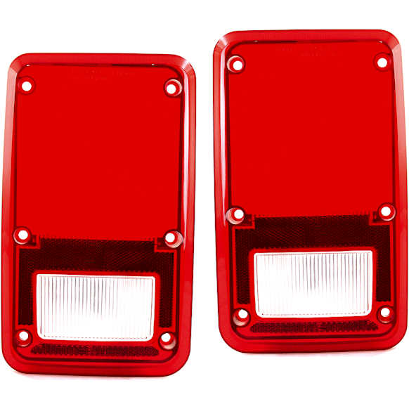 Driver and Passenger Side Tail Light Lens