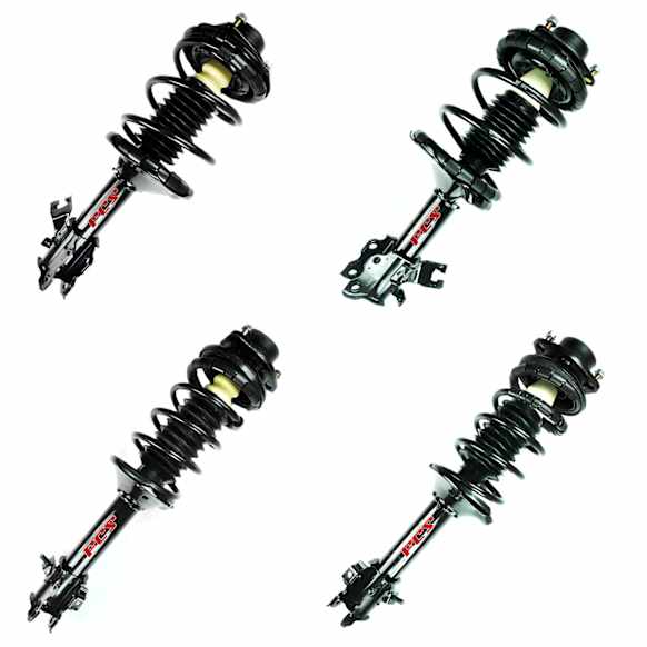 SET-1331642L-C Front and Rear, Driver and Passenger Side Fully Loaded Strut
