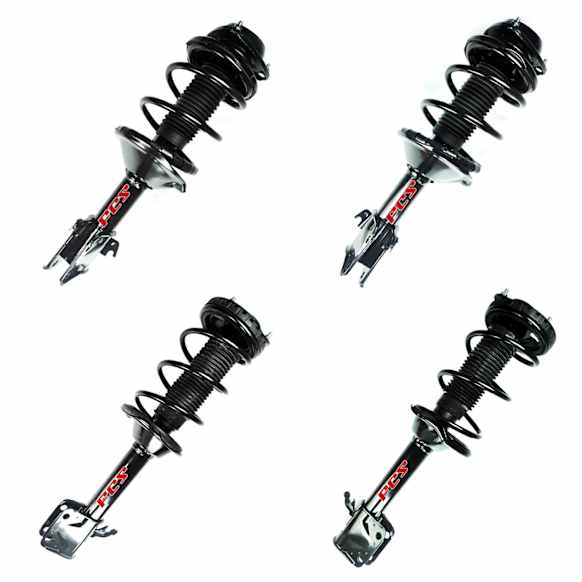 SET-1331754L-C Front and Rear, Driver and Passenger Side Fully Loaded Strut, AWD, Sedan