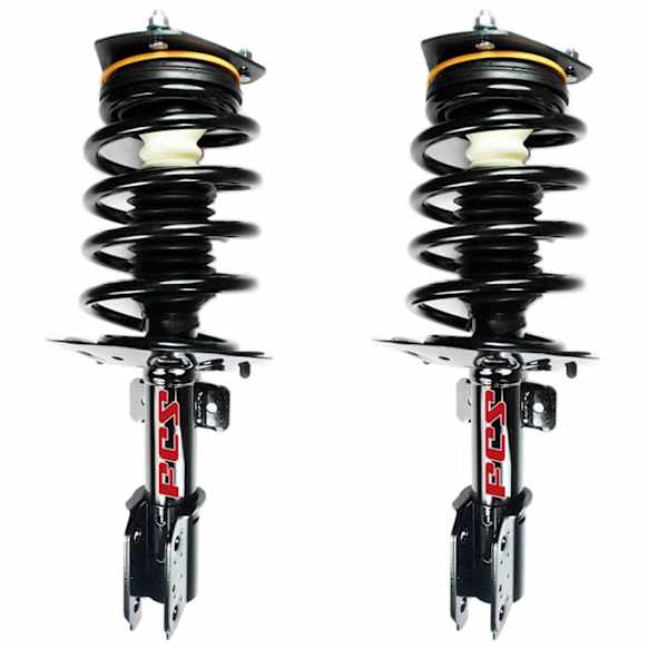 SET-1331818-F Front, Driver and Passenger Side Fully Loaded Strut, FWD