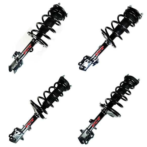 SET-1333319L-C Front and Rear, Driver and Passenger Side Fully Loaded Strut, AWD