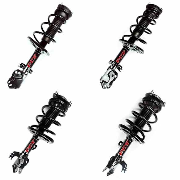 SET-1333377L-C Front and Rear, Driver and Passenger Side Fully Loaded Strut