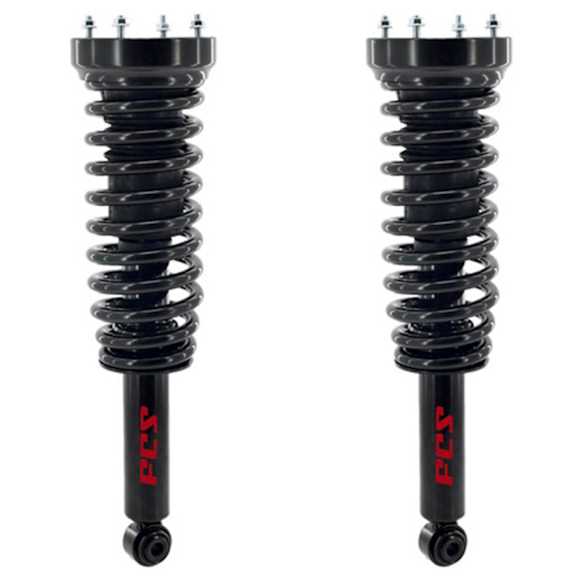 SET-1345936-R Rear, Driver and Passenger Side Fully Loaded Strut, RWD, Sedan
