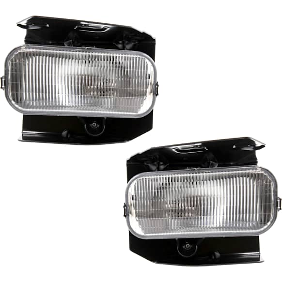 Front, Driver and Passenger Side Fog Lights, With Bulb(s), Halogen