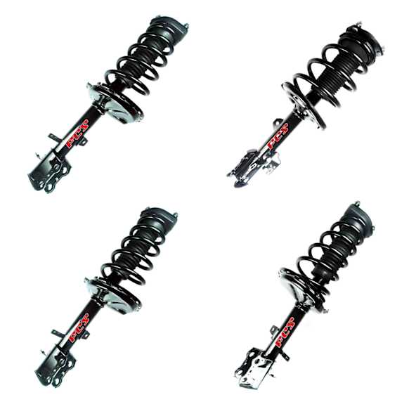 SET-2333320L-C Front and Rear, Driver and Passenger Side Fully Loaded Strut, AWD