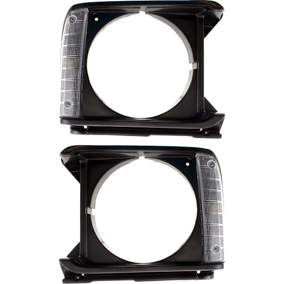 1980 Toyota Pickup Base - Driver and Passenger Side Headlight Door, RWD, Gray