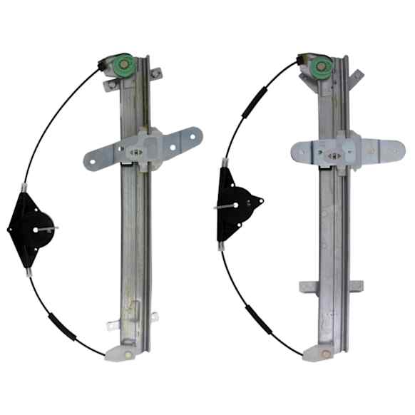 SET-3Z9WR51004 Front And Rear, Driver Side Power Window Regulator, Without Motor