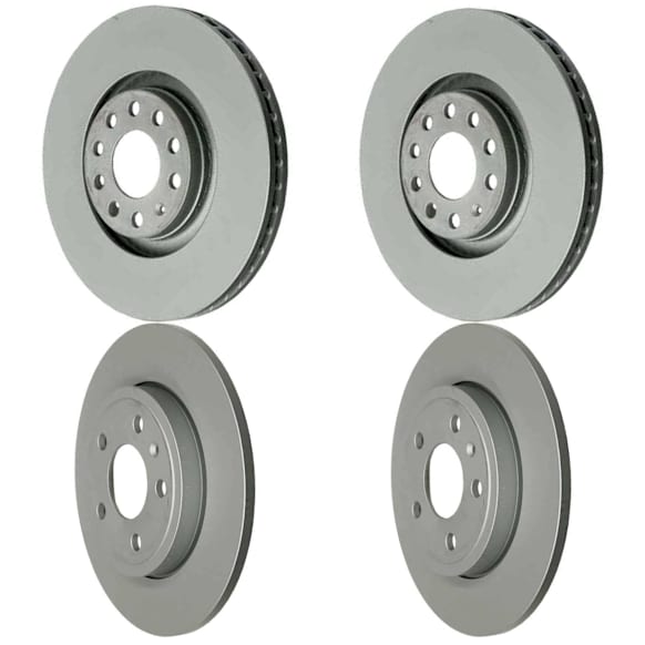 SET-452100124920-F Front and Rear Brake Disc, Plain Surface, Front-320 mm/Rear-288 mm
