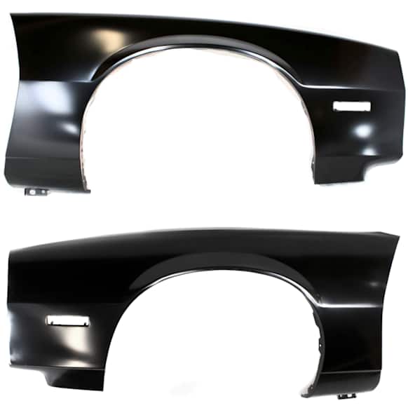 1992-1997 Chevrolet Camaro - Front, Driver and Passenger Side Fenders, Without holes for body cladding, With turn signal light hole