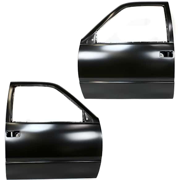 Front, Driver and Passenger Side Door Shell, With Molding Provision, With Holes For Door Handle and Mirror