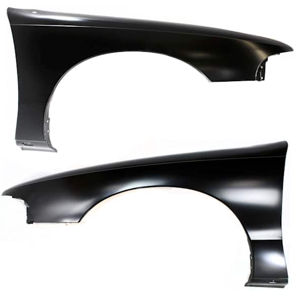 Front, Driver and Passenger Side Fenders, With antenna hole on passenger side