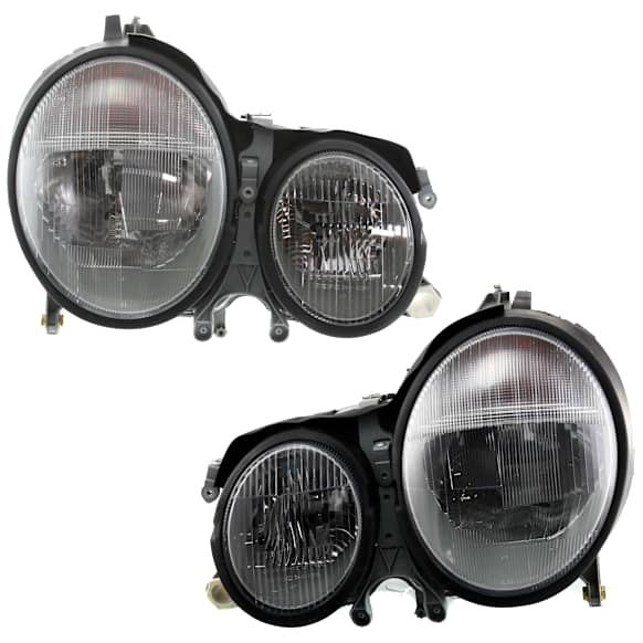 Driver and Passenger Side Halogen Headlight, With bulb(s), OE Replacement, Wagon