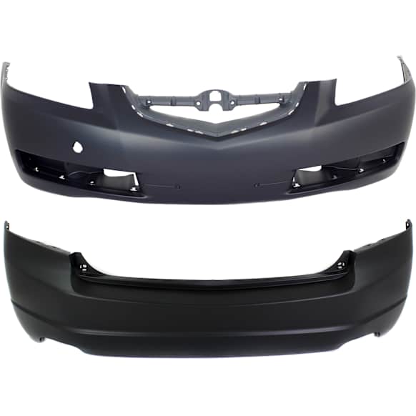 2004 Acura TL Base - Front and Rear Primed Bumper Cover