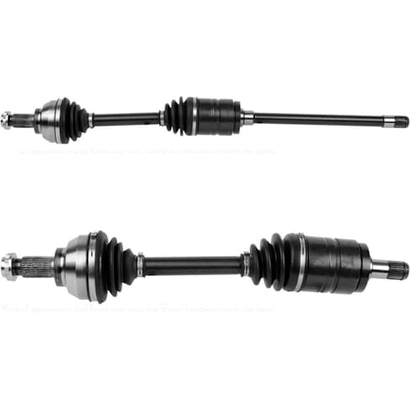 2002 BMW 325xi - Front, Driver and Passenger Side Axle Assembly, New, 2.5L 6Cyl New Series