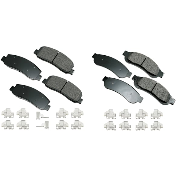 SET-AKACT1333B-B Front and Rear Ceramic Brake Pad Set