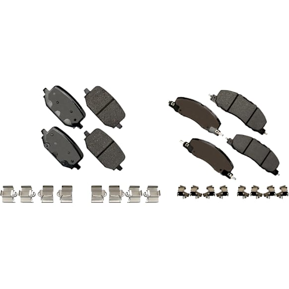 SET-AKACT2230-A Front and Rear Ceramic Brake Pad Set