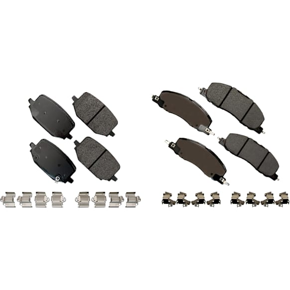 SET-AKACT2230-B Front and Rear Ceramic Brake Pad Set